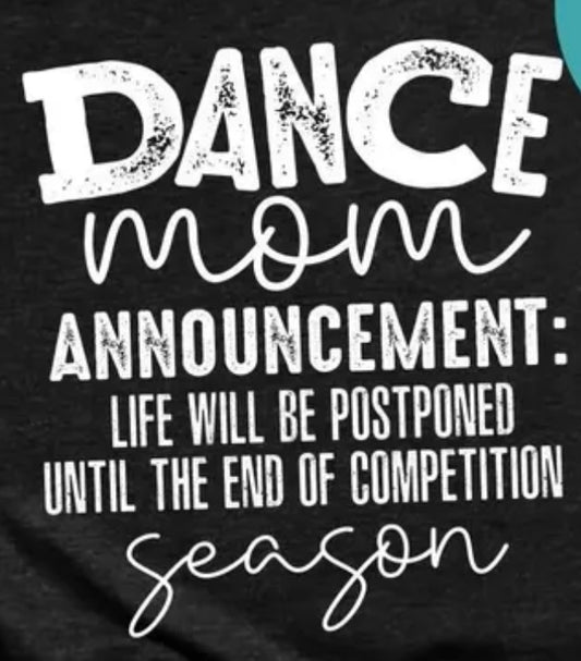 Dance Announcement Shirt