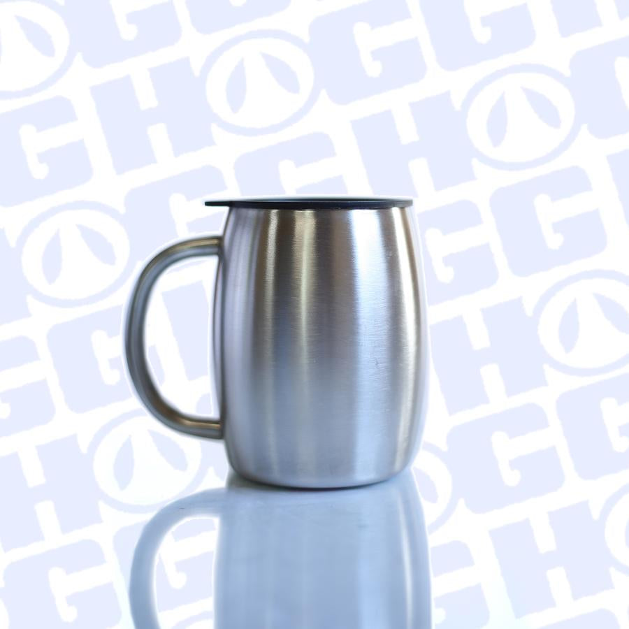 14oz. Stainless Steel Coffee Mug (with lid)